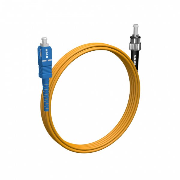 Шнур оптический NTSS spc SC/UPC-ST/UPC 9/125 3.0мм 3м LSZH (патч-корд)