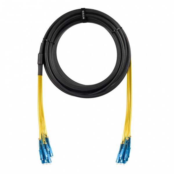 Сборка кабельная NTSS 2ов, SC/UPC-SC/UPC 50/125мкм OM3, длина 80м, вывод 0.4м, буфер 3мм (NTSS-FO-D-IN/OUT-503-2-LSZH) в бухте