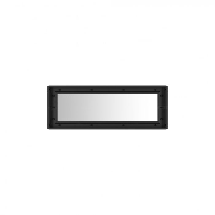 Секция крыши системы изоляции NTSS необслуживаемая с окном, ширина коридора 800 мм, длина 300 мм, RAL 9005 чёрный