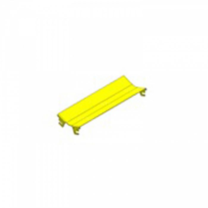 Крышка спуска 45° оптического лотка NTSS 360 мм, желтая