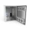 Шкаф настенный климатический NTSS WT 18U (ШхВхГ) 600x970x500 мм, 4 профиля 19, с обогревом 150W и вентиляцией, IP55, серый RAL 7035
