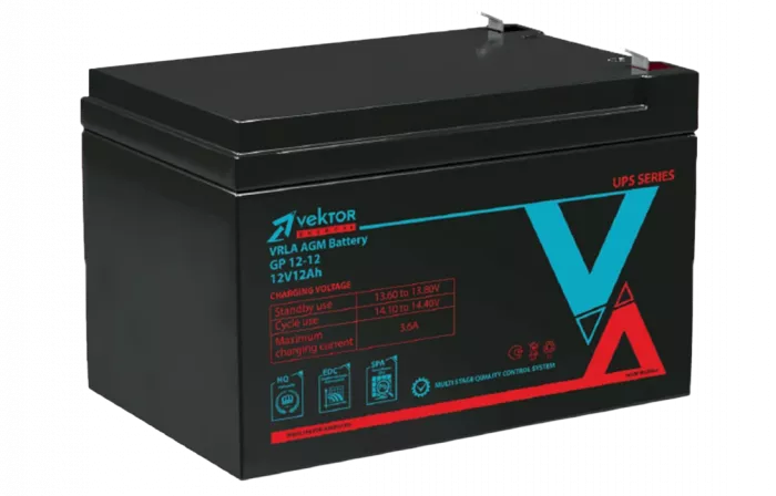GP 12-12 Аккумуляторная батарея Vektor GP 12-12