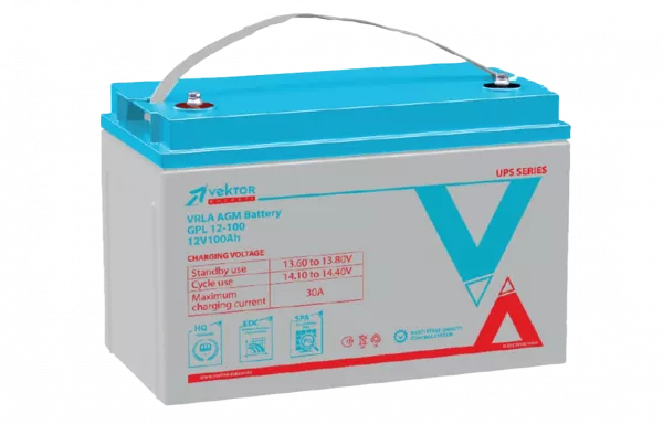 GPL 12-100	Аккумуляторная батарея Vektor GPL 12-100