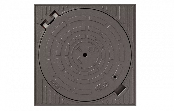 Люк квадратный "Арбат" ВЧШГ тип Т "А15-С250" (ГТС) 2.7.8-60 (ОУЭ-КВ-А15-С250)