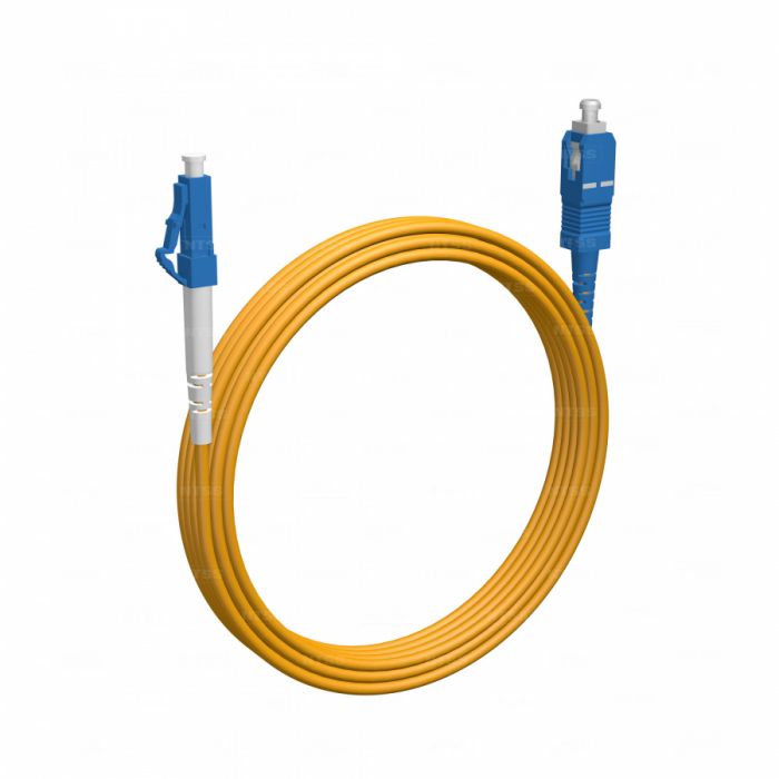 Шнур оптический NTSS PREMIUM spc LC/UPC-SC/UPC 9/125 3.0мм 5м LSZH (патч-корд)