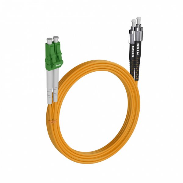 Шнур оптический NTSS dpc LC/АРС-FC/UРС 9/125 3.0мм 25м LSZH (патч-корд)