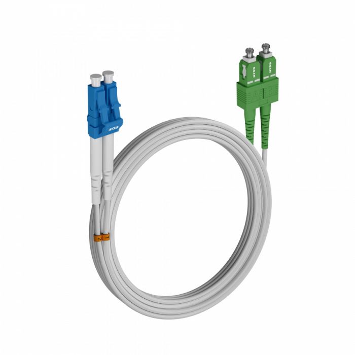 Шнур оптический NTSS dpc LC/UPC-SC/APC 9/125 G.657A1 2.0мм 20м LSZH (патч-корд)