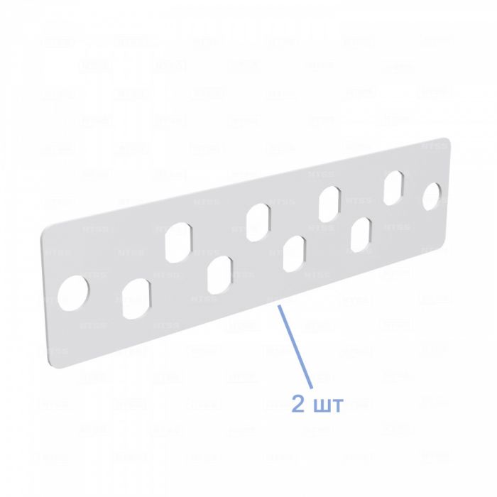  Кросс NTSS оптический настенный частично укомплектованный 16 портов FC/ST (планка FC/ST-2шт, сплайс-кассета-1шт) серый RAL 7035