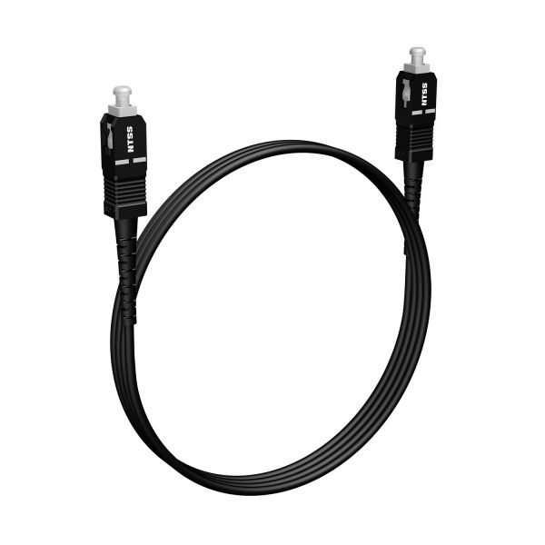 Шнур оптический NTSS spc SC/UPC-SC/APC 9/125 3.0мм 2м черный LSZH (патч-корд)