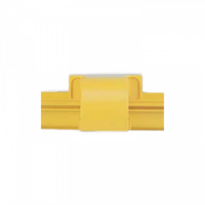 Выход-спуск NTSS 120 мм с крышкой, жёлтый