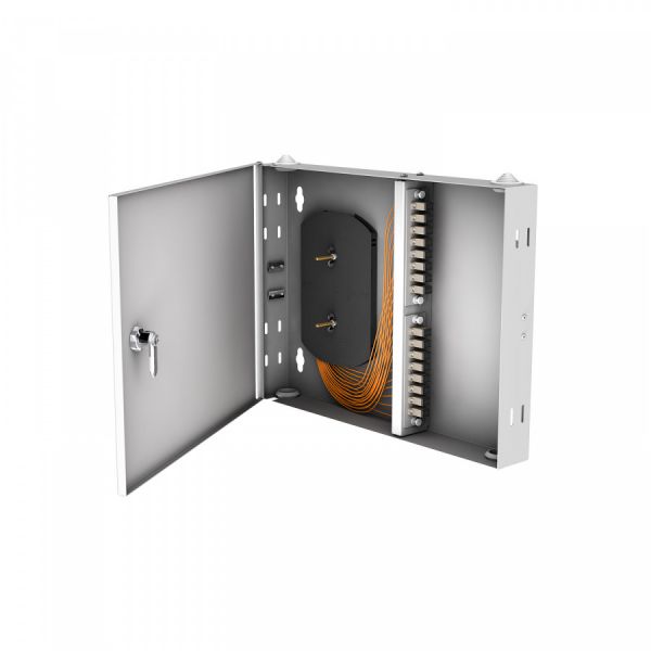 Кросс настенный NTSS PREMIUM, предсобранный, 16 портов SC/UPC, 62.5/125 мкм