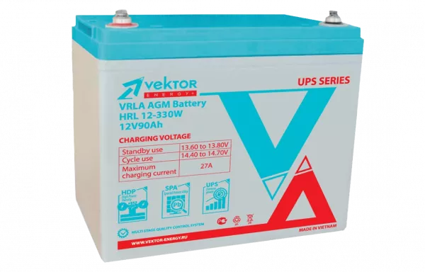 HRL 12-330W Аккумуляторная батарея Vektor HRL 12-330W