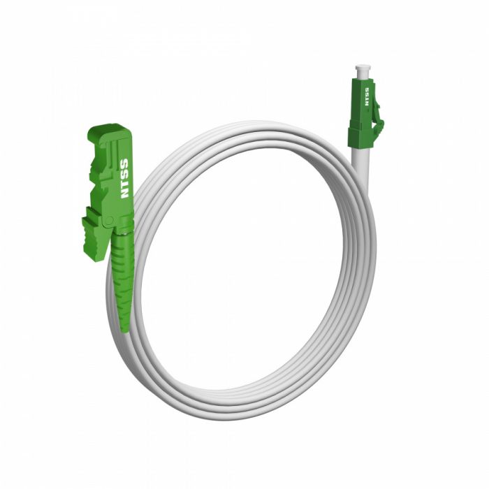 Шнур оптический NTSS spc E2000/APC-LC/APC 9/125 G.657A1 3.0мм 6м LSZH (патч-корд)