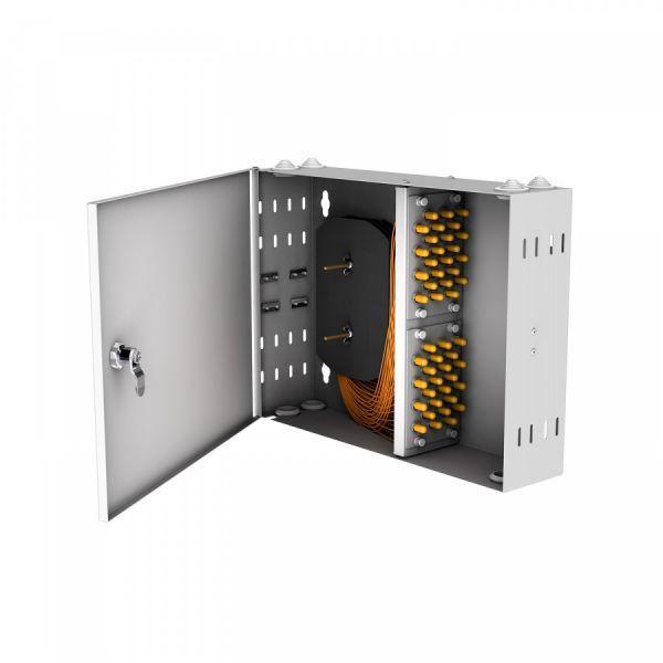 Кросс настенный NTSS PREMIUM, предсобранный, 24 порта ST/UPC, 50/125 мкм