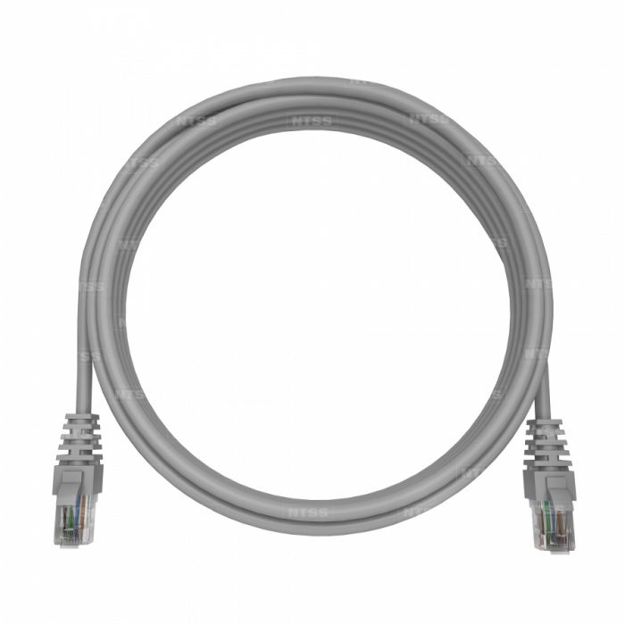 Патч-корд NTSS PREMIUM 2xRJ45/8P8C, T568B UTP CAT5e LSZH 30 метров, серый