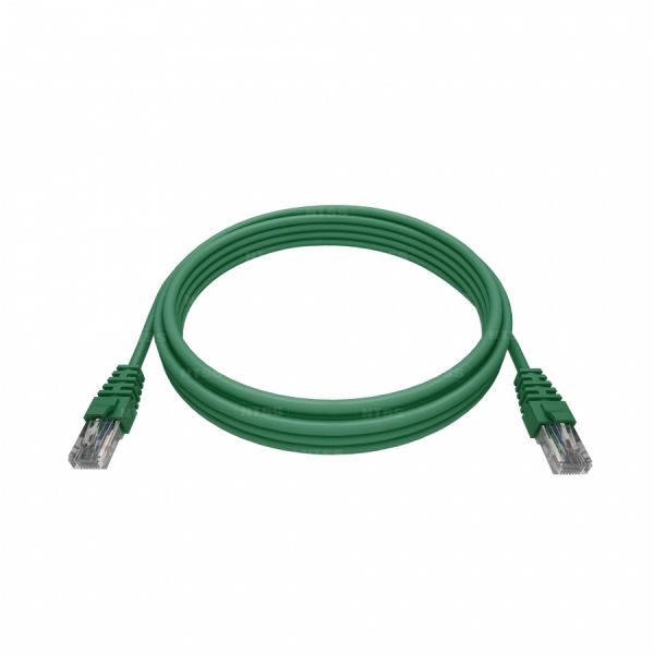 Патч-корд NTSS PREMIUM 2xRJ45/8P8C, T568B UTP CAT5e LSZH 10 метров, зеленый