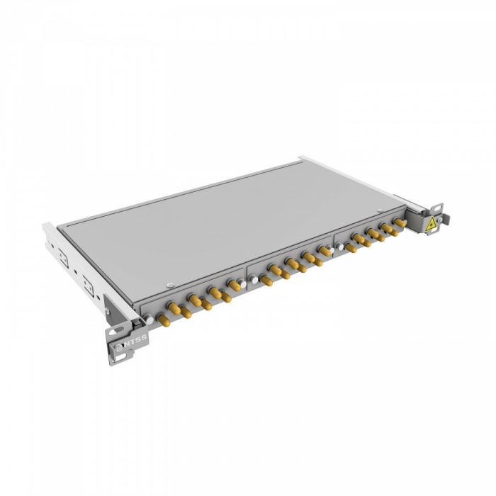 Кросс 19" NTSS PREMIUM выдвижной, предсобранный 1U, 8 портов ST/UPC, 50/125 мкм