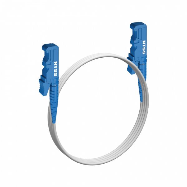 Шнур оптический NTSS spc E2000/UPC-E2000/UPC G.657A2 9/125 3.0мм 1м LSZH (патч-корд)