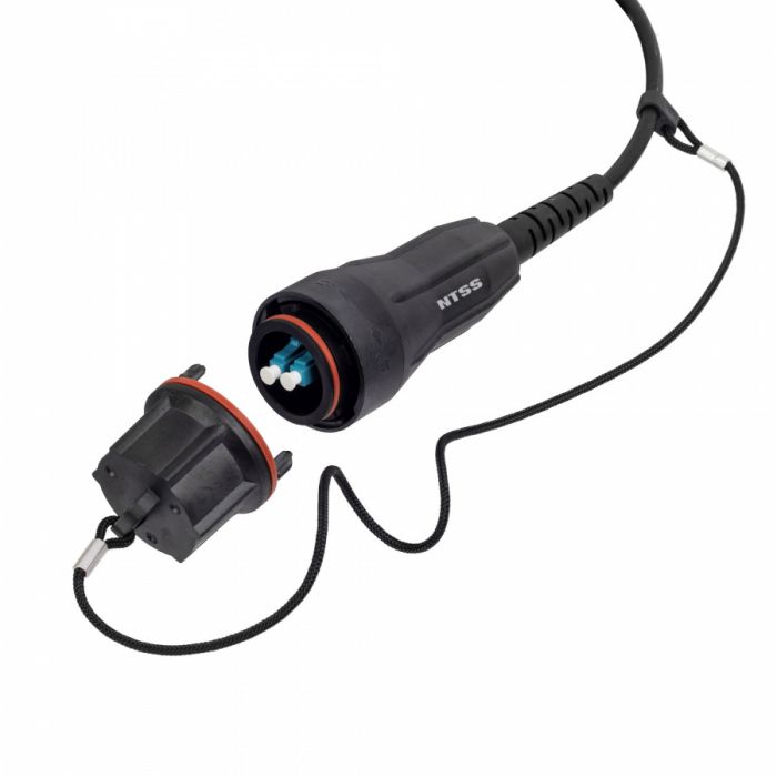 Сборка кабельная NTSS 2 волокна SM G.657A1 LC/UPC-LC/UPC с кожухами FullAxs с обеих сторон, длина 90м