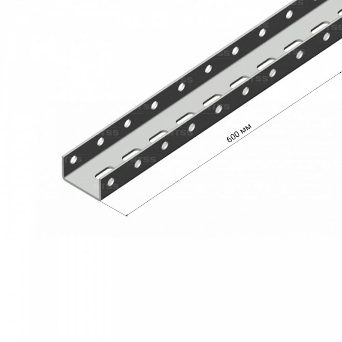 Перфорированный П-образный профиль NTSS 56х30х600мм (2,5)