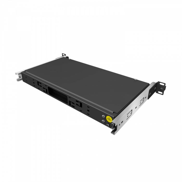 Кросс 19" NTSS PREMIUM выдвижной, предсобранный 1U, 16 портов FC/UPC, 50/125 мкм, черный