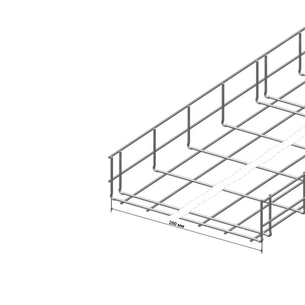 Проволочный лоток NTSS 85х200х3000