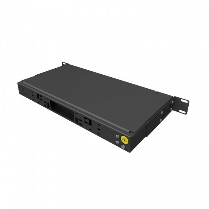 Кросс 19" NTSS PREMIUM, предсобранный 1U, 8 портов SC/UPC, 50/125 мкм, черный