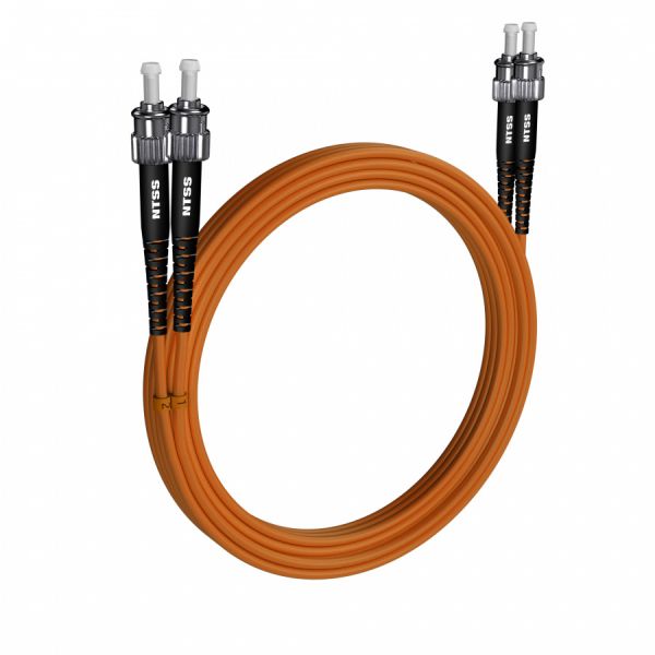 Шнур оптический NTSS PREMIUM dpc ST/UPC-ST/UPC 62.5/125 3.0мм 20м LSZH (патч-корд)