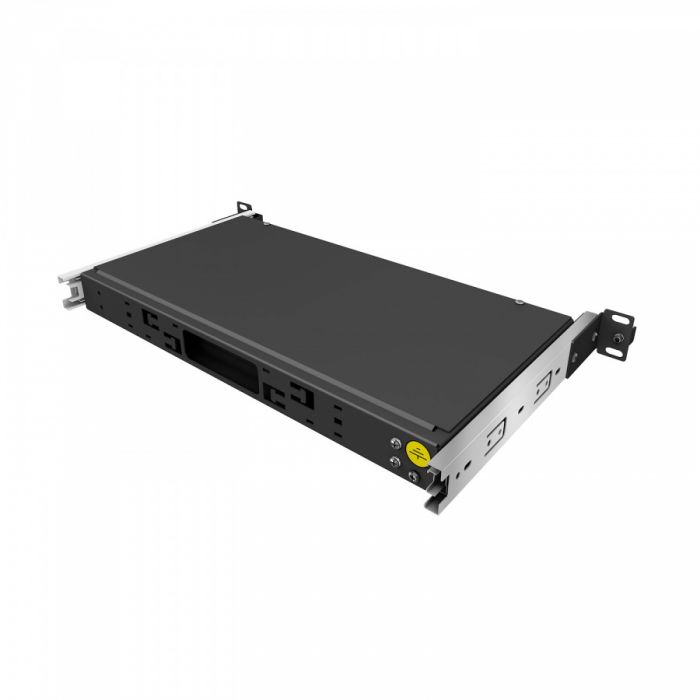 Кросс 19" NTSS PREMIUM выдвижной, предсобранный 1U, 24 порта LC/UPC duplex, 50/125 мкм OM3, черный
