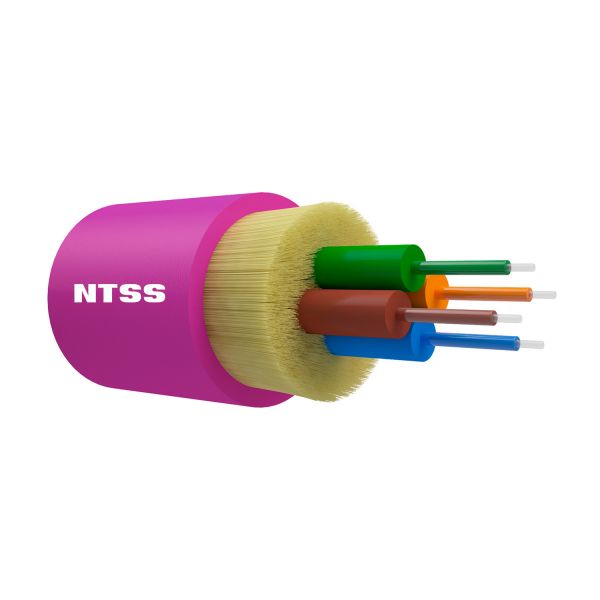 Оптический кабель внутренний NTSS PREMIUM 4 волокна OM4, 50/125, LSZH(нг(A)-HF), маджента