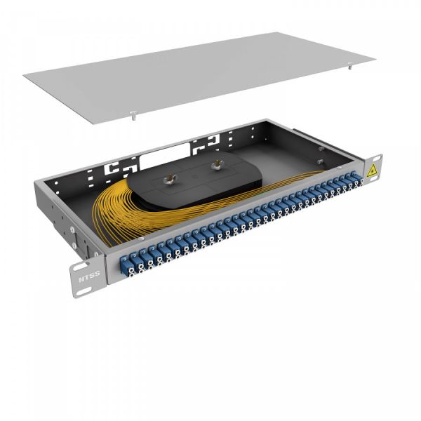 Кросс 19" NTSS PREMIUM, предсобранный 1U, 32 порта LC/UPC duplex, 9/125 мкм