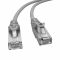 Патч-корд NTSS PREMIUM 2xRJ45/8P8C, T568B FTP 28 AWG CAT6 LSZH 1 метр, серый
