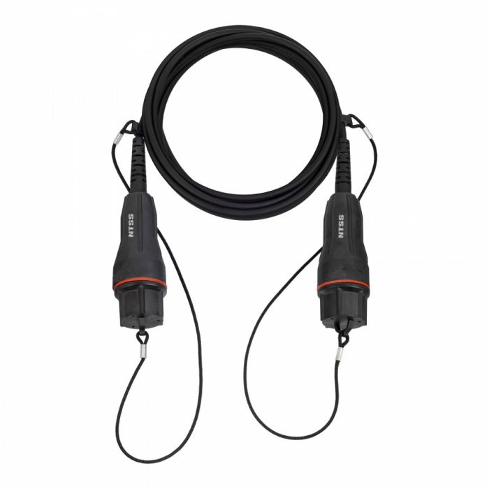 Сборка кабельная NTSS 2 волокна SM G.657A1 LC/UPC-LC/UPC с кожухами FullAxs с одной стороны, длина 40м