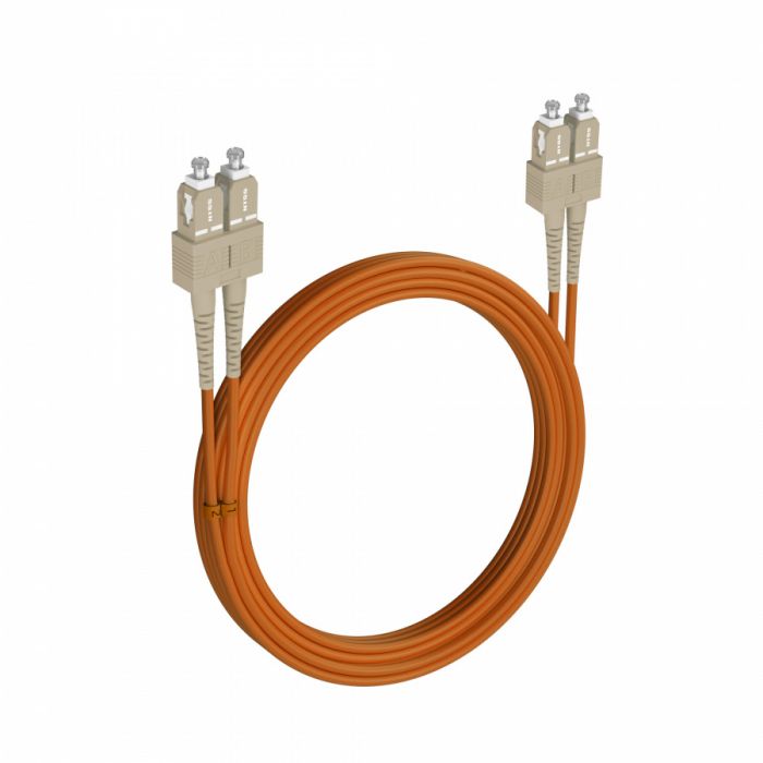 Шнур оптический NTSS PREMIUM dpc SC/UPC-SC/UPC 50/125 2.0мм 15м LSZH (патч-корд)