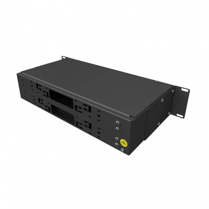 Кросс 19" NTSS PREMIUM, предсобранный 2U, 32 порта LC/UPC duplex, 62.5/125 мкм, черный