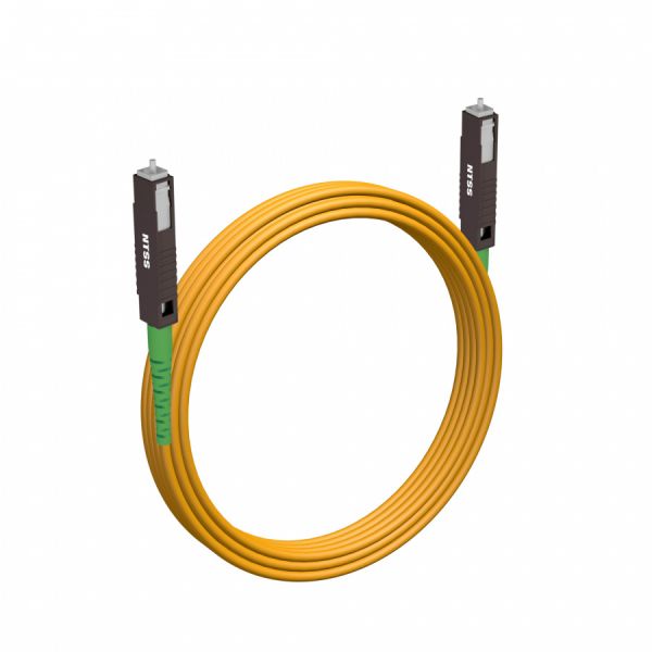 Шнур оптический NTSS spc MU/APC-MU/APC 9/125 2.0мм 10м LSZH (патч-корд)