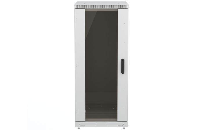 Шкаф телекоммуникационный напольный 19",33U(600x600), ШТ-НП-33U-600-600-С, передняя дверь стекло ССД