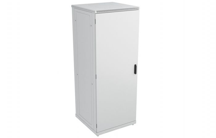Шкаф телекоммуникационный напольный 19",42U(800x800), ШТ-НП-42U-800-800-М, передняя дверь металл ССД