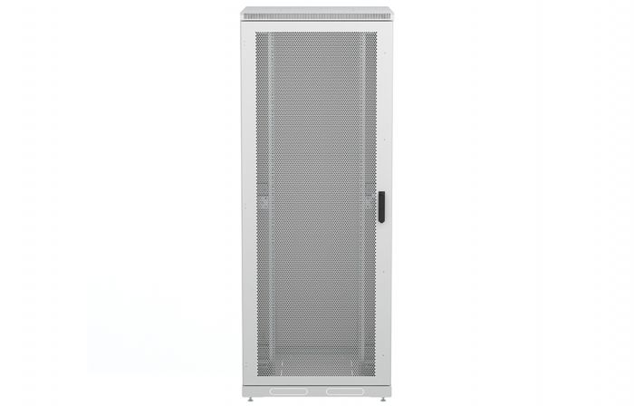Шкаф телекоммуникационный напольный 19",42U(800x1000), ШТ-НП-42U-800-1000-ПП, передняя и задняя дверь перфорированная ССД