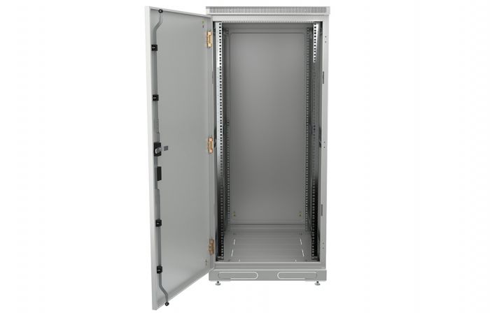 Шкаф телекоммуникационный напольный 19",27U(600x600), ШТ-НП-27U-600-600-М, передняя дверь металл ССД
