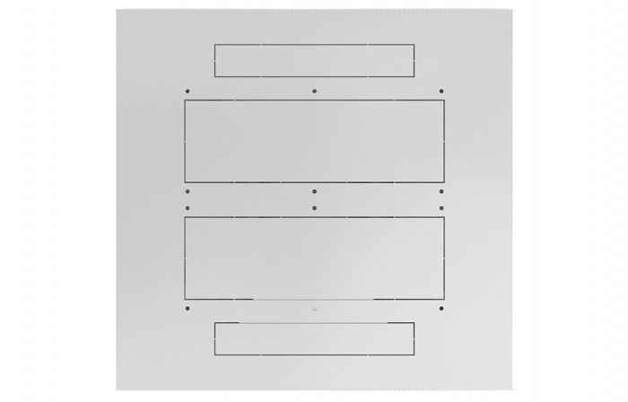 Шкаф телекоммуникационный напольный 19",24U(600x600), ШТ-НП-24U-600-600-С, передняя дверь стекло ССД
