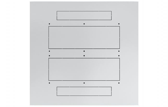 Шкаф телекоммуникационный напольный 19",18U(600x600), ШТ-НП-18U-600-600-М, передняя дверь металл ССД