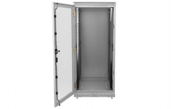 Шкаф телекоммуникационный напольный 19",33U(600x1000), ШТ-НП-33U-600-1000-П, передняя дверь перфорированная ССД