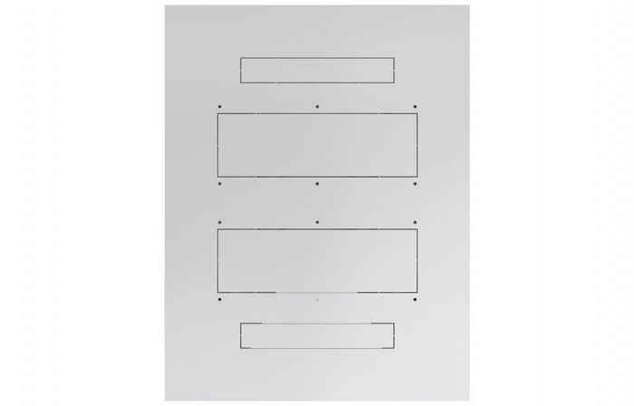 Шкаф телекоммуникационный напольный 19",33U(600x600), ШТ-НП-33U-600-600-С, передняя дверь стекло ССД