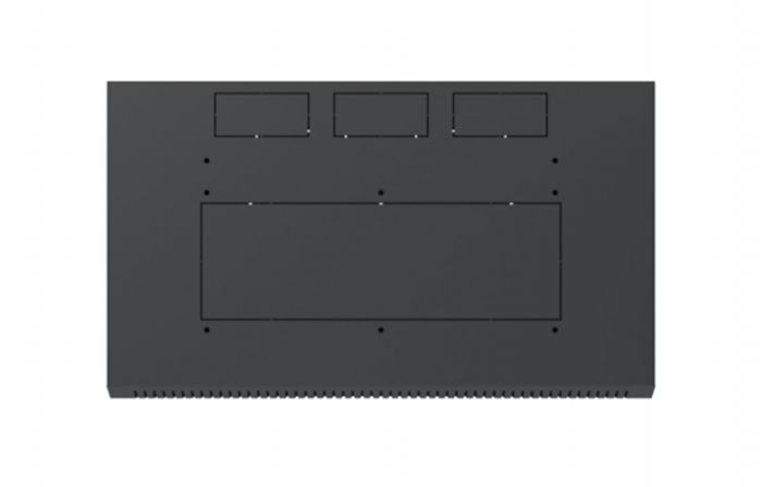 Шкаф телекоммуникационный настенный разборный черный 19”,6U(600x650), ШТ-НСр-6U-600-650-М-Ч дверь металл ССД