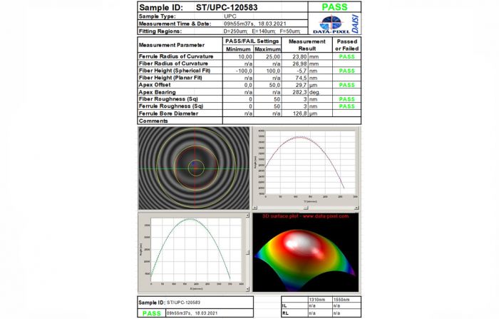 Шнур ШОС-SM/2.0   мм-LC/UPC-ST/UPC-1.0  м ССД HS