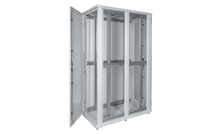 Шкаф телекоммуникационный напольный серверный 19",33U(800x1000) , ШТ-НП-С-33U-800-1000-ПП передняя,задняя двери перфорированные ССД
