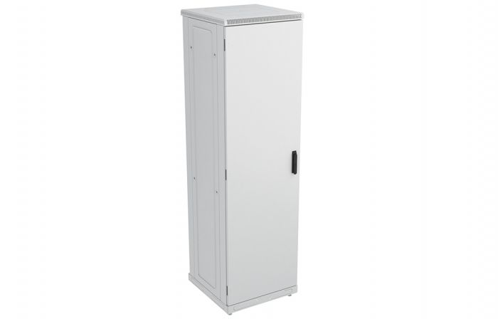 Шкаф телекоммуникационный напольный 19",42U(600x1000), ШТ-НП-42U-600-1000-М, передняя дверь металл ССД