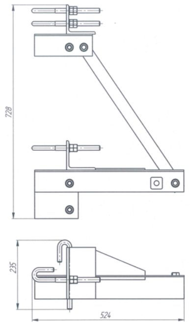Узел крепления УКПУ-01 (левый) ССД