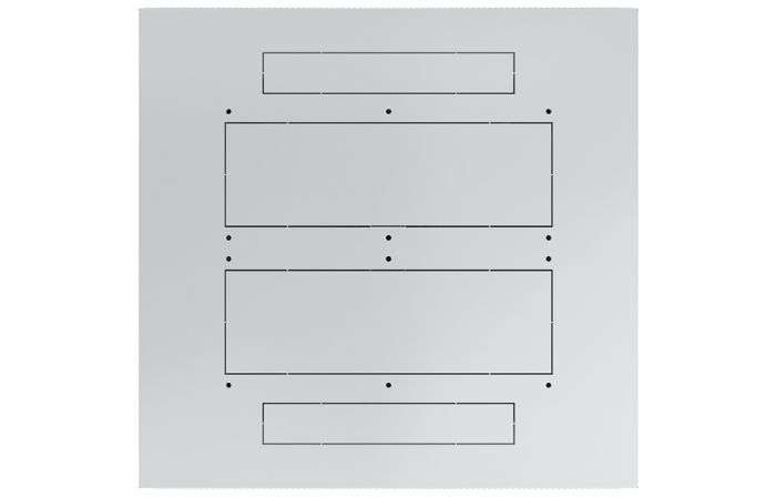 Шкаф телекоммуникационный напольный 19",42U(600x1000), ШТ-НП-42U-600-1000-М, передняя дверь металл ССД